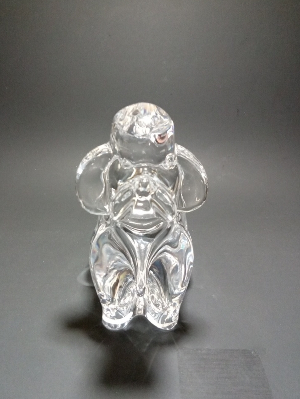 Crystal French Poodle Ashtray